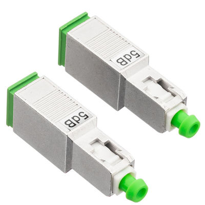 Faser-Optikabschwächer des Simplexbetrieb-2.0mm, 5db Abschwächer Sc APC mit Metallplastik