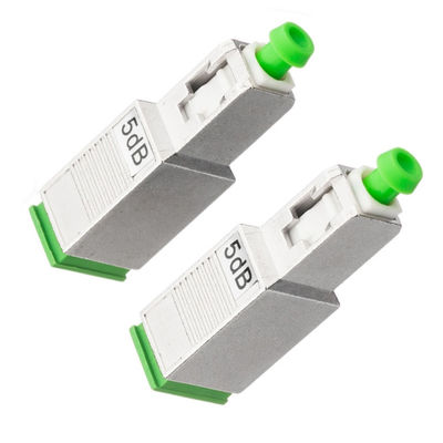 Faser-Optikabschwächer des Simplexbetrieb-2.0mm, 5db Abschwächer Sc APC mit Metallplastik