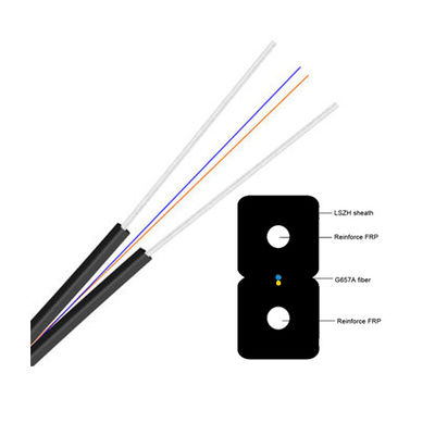 Tropfen-Lichtwellenleiter des Fabrikpreis-1,2 flacher des Kern-FTTH G657A1 G657A2