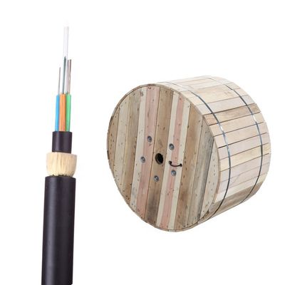 Optik-ADSS Kern der 100m Spannen-Faser-des Kabel-48 von der Luft mit doppelter Jacke