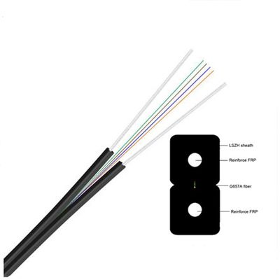 Flaches 2 Kern-LWL - Kabel-Monomode- im Freien mit dem CER bestätigt