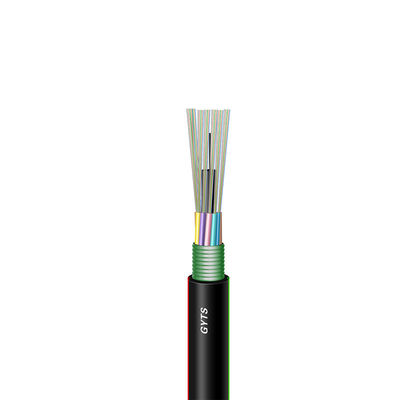 Direktes begrabenes Faser-Optik-12 Kern-Kabel im Freien G.652D mit PET Hülle