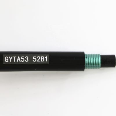 Direktes begrabenes Faser-Optik-12 Kern-Kabel im Freien G.652D mit PET Hülle