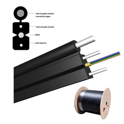 Kundengebundene Art im Freien schwarze Farbe des FTTH-Transceiverkabel-G657A1 G657A2