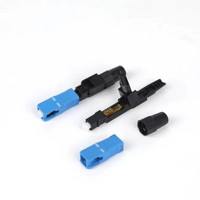 FTTH Singlemode Sc APC Faser-Optikschnellverbinder Sc-UPC für Telekommunikations-Kommunikation