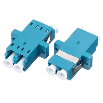 Einzelnes Duplexmodell Optic Fiber Adapter mit FLANSCH-PC magentaroter Farbe