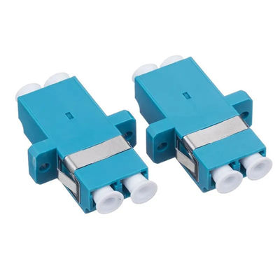 Einzelnes Duplexmodell Optic Fiber Adapter mit FLANSCH-PC magentaroter Farbe