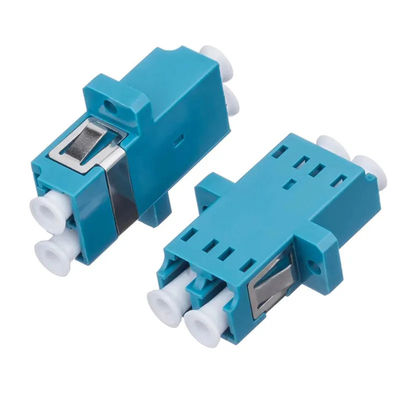 Einzelnes Duplexmodell Optic Fiber Adapter mit FLANSCH-PC magentaroter Farbe