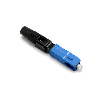 Blaue Farbe-Inspektions-Faser-optisches schnelles Verbindungsstück für Telekommunikation FTTH CATV