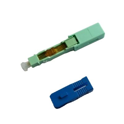 Vorinstalliertes FTTX Sc-Faser-schnelles Optikverbindungsstück Signlemode in mehreren Betriebsarten 50/125 9/125