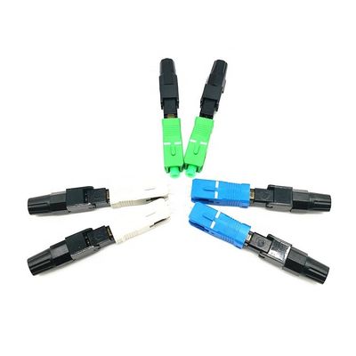 Kundengebundenes Plastik-schnelles Verbindungsstück Sc für Faser-Optiktransceiverkabel