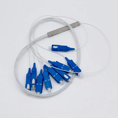 Mini Steel Tube Fiber Optic-Teiler FTTH 1x8 für Kabelfernsehen