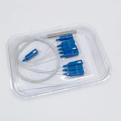 0.9mm Stahlrohr-Faser-Optikteiler 1x32 mit Verbindungsstück LC APC