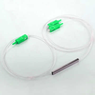 FTTH-Faser Optik-Mikrostahlrohr-Art PLC-Teiler-1x2 mit Sc-Verbindungsstück