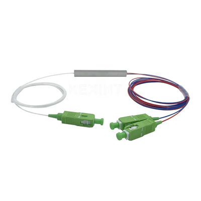 FTTH-Faser Optik-Mikrostahlrohr-Art PLC-Teiler-1x2 mit Sc-Verbindungsstück