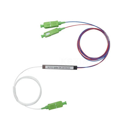 FTTH-Faser Optik-Mikrostahlrohr-Art PLC-Teiler-1x2 mit Sc-Verbindungsstück