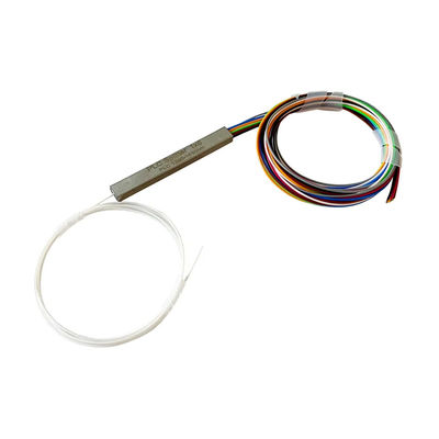 Faser-Teiler PLC 0.9mm Mini Steel Tubes 1x4 1 Meter ohne Verbindungsstück