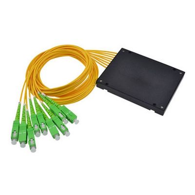 ABS 1×8 packen PLC-Teiler mit Faser-Art des Verbindungsstück-8 der Weisen-G657A1 ein