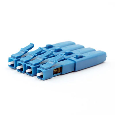 Optikfaser-Schnellverbinder FTTH LC in mehreren Betriebsarten mit blauer grüner beige Farbe