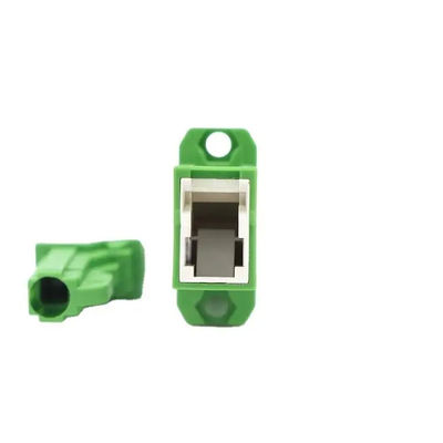 Simplexfaser-Optikadapter, Adapter Inspektion SX E2000 APC mit Flansch