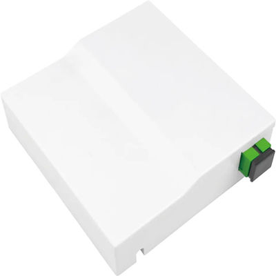 1 Kern ABS FTTH Faser-Optikanschlusskasten unsichtbar für Wandsteckdose
