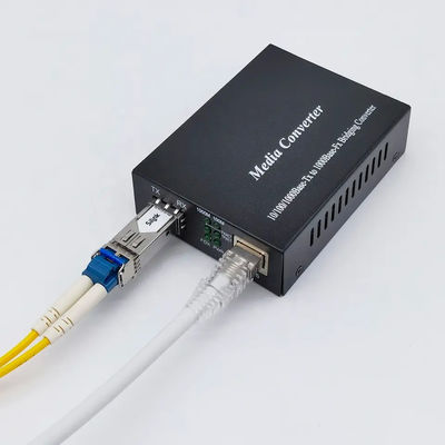 Gigabit-Faser-Optikmedien-Konverter 1000base Tx zu 1000base Fx