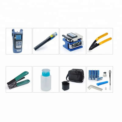 Faser-Optikwerkzeuge Kit Stainless Steel Material Multifunctional 12pcs FTTH