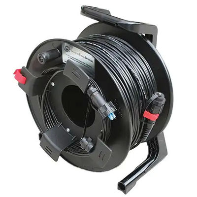 Schwarze Außenkabelrollen 300M 250M 200M 150M 100m LC bis LC Fiber Patch Cord Verlängerungskabelrolle